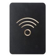 Pictogram 'Wi-Fi', zwart