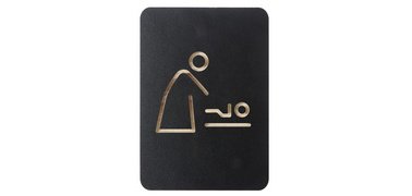 Pictogram 'baby changing area', black