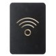 Pictogram 'Wi-Fi', zwart