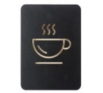 Pictogramme 'espace change bébé', noir