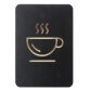 Pictogramme 'tasse de café', noir