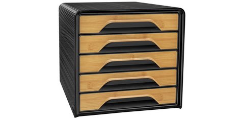 Klasseermodule CEP Smoove Silva 5 laden zwart/bamboe