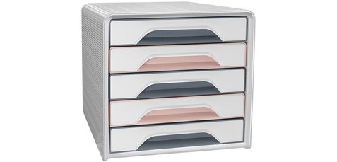 Klassifizierungsmodul CEP Smoove Mineral 5 Schubladen Puderrosa