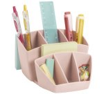 CEP Multipot à crayons mineral, 8 compartiments, rose poudré