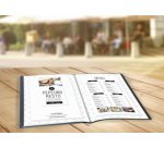 Protège-documents, A4, 10 pochettes, anthracite