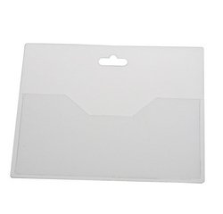 Porte-badge, ouvert sur l'avant, 90 x 60 mm