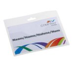 Porte-badge, ouvert sur l'avant, 90 x 60 mm