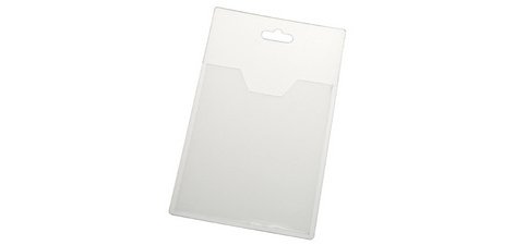 Porte-badge, ouvert sur l'avant, 60 x 90 mm