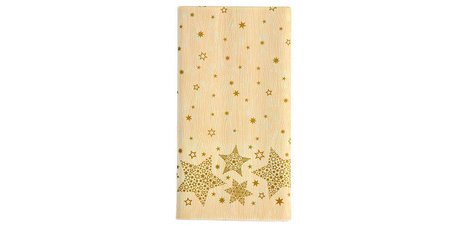 Nappe pour Noël 'Christmas Shine', crème