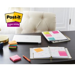 Bloc-note super sticky z-notes, 76 x 76 mm, 8+4