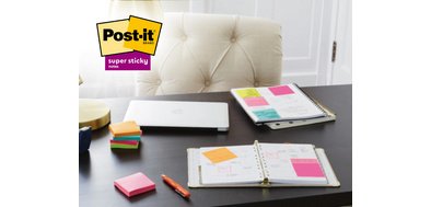 Bloc-note super sticky z-notes, 76 x 76 mm, 8+4