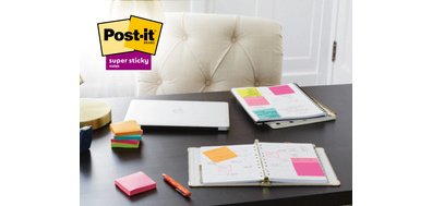 Bloc-note super sticky z-notes, 76 x 76 mm, 8+4