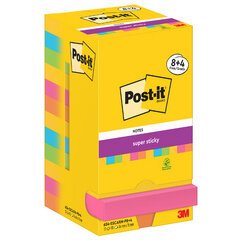 Bloc-note adhésif Carnival Super Sticky Notes 76 x 76 mm - bloc de 90 feuilles