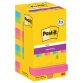 Bloc-note adhésif Carnival Super Sticky Notes 76 x 76 mm - bloc de 90 feuilles