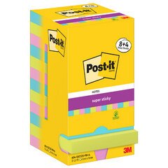 Bloc-note adhésif Cosmic Super Sticky Notes 76 x 76 mm - bloc de 90 feuilles - 8+4