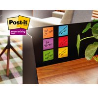 Bloc-note super sticky notes, 47,6 x 47,6 mm