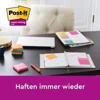 Bloc-note super sticky notes, 47,6 x 47,6 mm