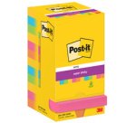 Bloc-note super sticky notes, 76 x 76 mm, Carnival