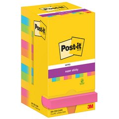 Bloc-note adhésif Carnival Super Sticky Notes, 76 x 76 mm - bloc de 90 feuilles