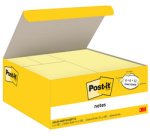 Bloc-note adhésif, tailles assorties, promo, jaune