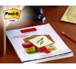 Bloc-note adhésif, tailles assorties, promo, jaune