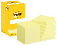 Bloc-note adhésif, 51 x 38 mm, jaune