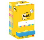 Bloc-note adhésif, 76 x 76 mm, Energetic, 8+4