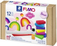 SOFT Kit de pâte à modeler 'Basic', 12 pièces