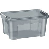 CEP Boîte de rangement SHADOW, 18 litres, translucide gris