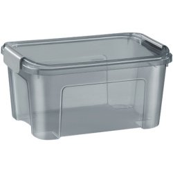 CEP Boîte de rangement SHADOW, 18 litres, translucide gris