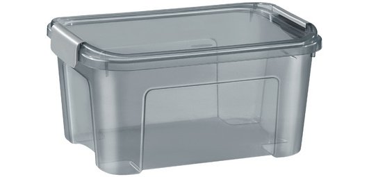CEP SHADOW Storage Box, 18 liters, translucent gray