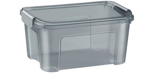 CEP Boîte de rangement SHADOW, 18 litres, translucide gris