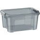 CEP Boîte de rangement SHADOW, 18 litres, translucide gris