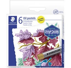 Pastel à l'huile métallisé, étui carton de 6