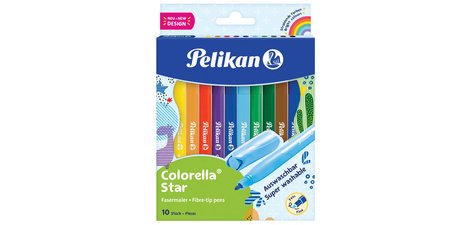 Feutre colorella star, étui carton de 10