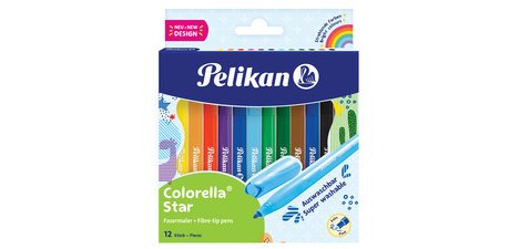 Feutre colorella star, étui carton de 12