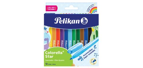 Feutre colorella star, étui carton de 12