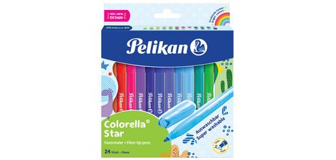 Feutre colorella star, étui carton de 24