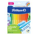 Feutre colorella star, étui carton de 50