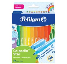 Feutre colorella star, étui carton de 30