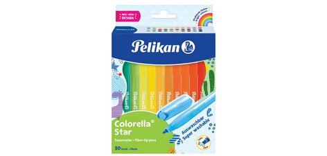 Feutre colorella star, étui carton de 30