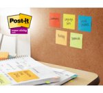 Bloc-note super sticky notes, 76x76 mm, ultra jaune