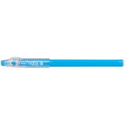 FriXion Ball Stick non rechargeable. Pointe conique moyenne 0,7mm. Encre effaçable turquoise