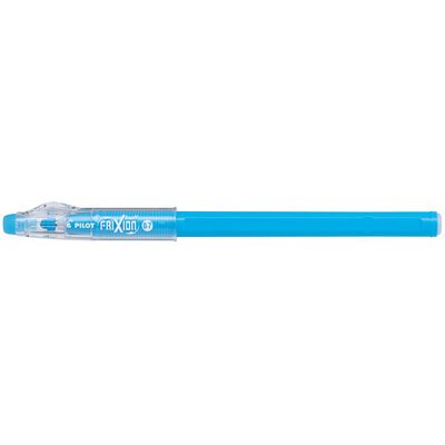 FriXion Ball Stick non rechargeable. Pointe conique moyenne 0,7mm. Encre effaçable turquoise