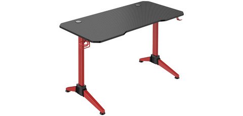 Bureau de gaming avec éclairage RVB