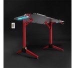 Bureau de gaming avec éclairage RVB