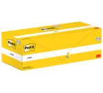 Bloc-note adhésif, 76 x 76 mm, jaune, 12+12 GRATUIT