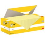 Bloc-note adhésif, 76 x 76 mm, jaune, 12+12 GRATUIT