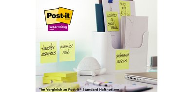 Bloc-note super sticky Recycling notes, jaune
