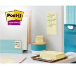Bloc-notes super sticky Recycling Notes, jaune